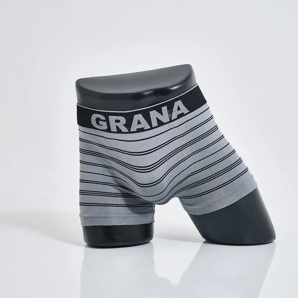 GRANA Seamless Boxer Brief Escalating Lines 4 Pack