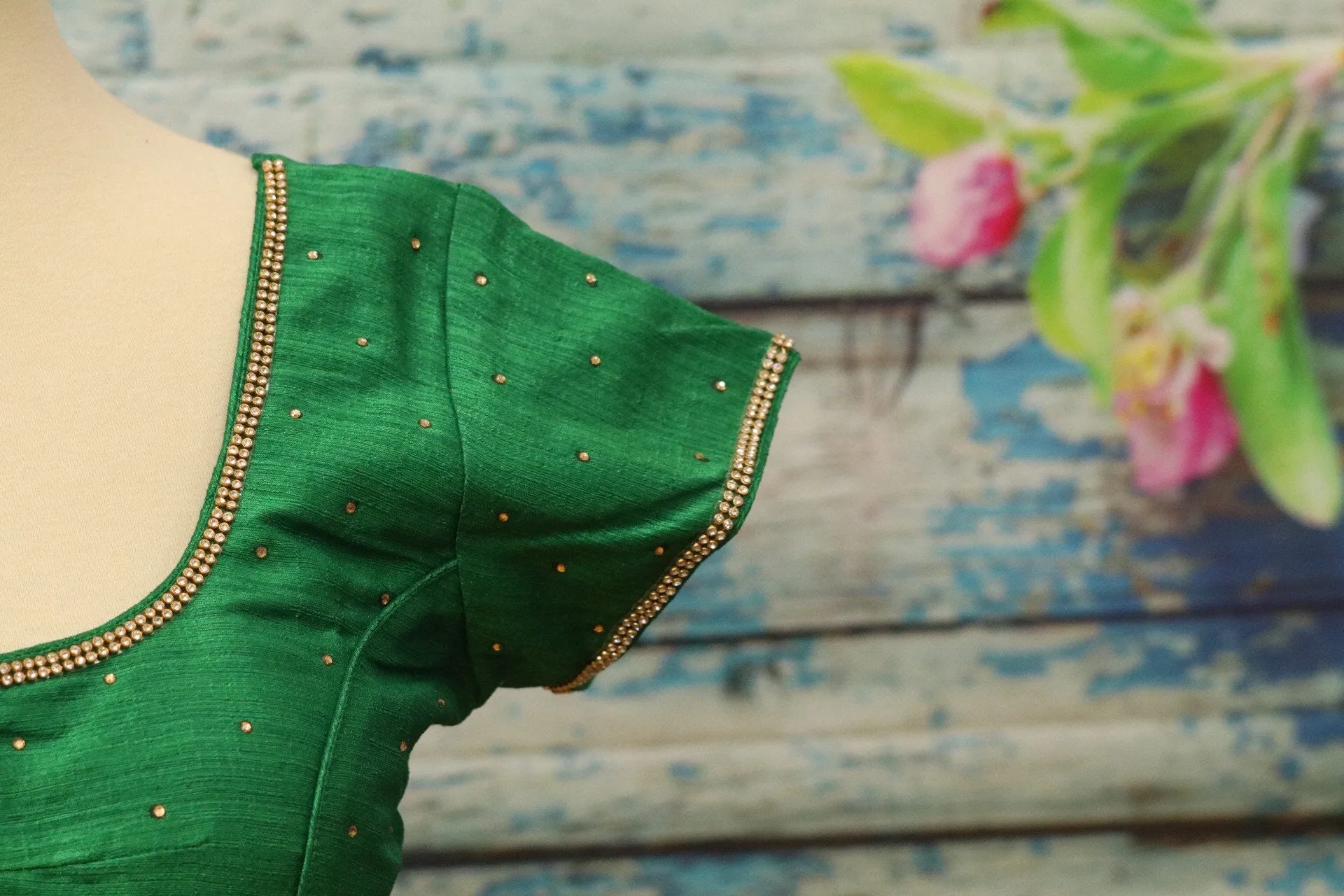 Green saree blouse | kids Lehenga blouse|Saree stitched Blouse | work blouse | Silk saree Blouse  |brocade blouse|handloom Saree blouse