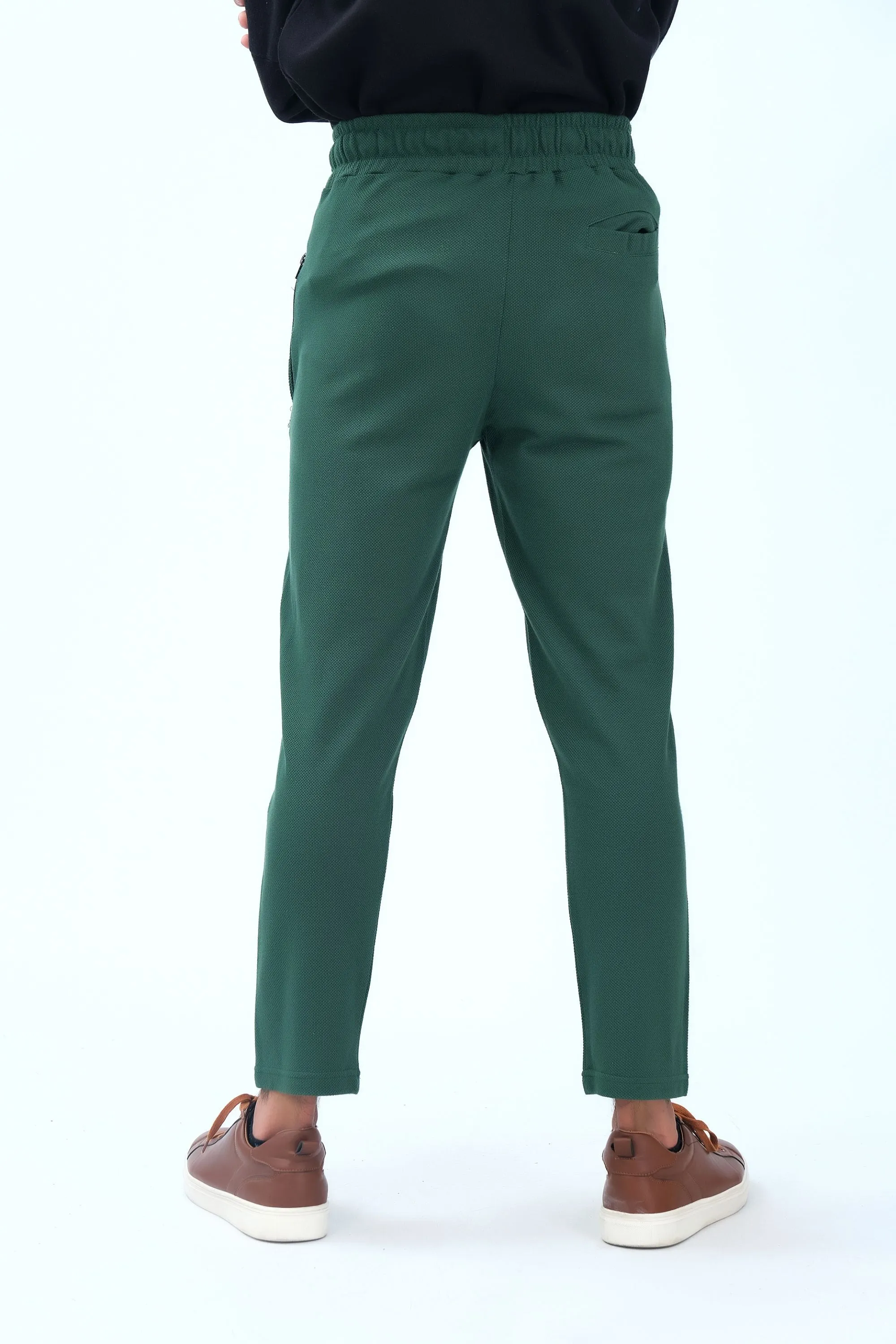 Green Terry Trousers