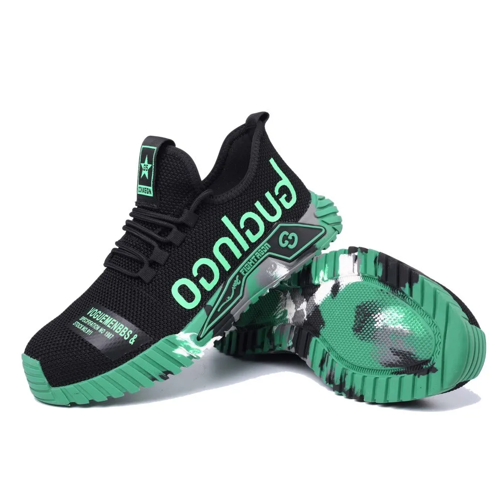 GS8876 Soft Rubber Sole Steel Toe Shoes