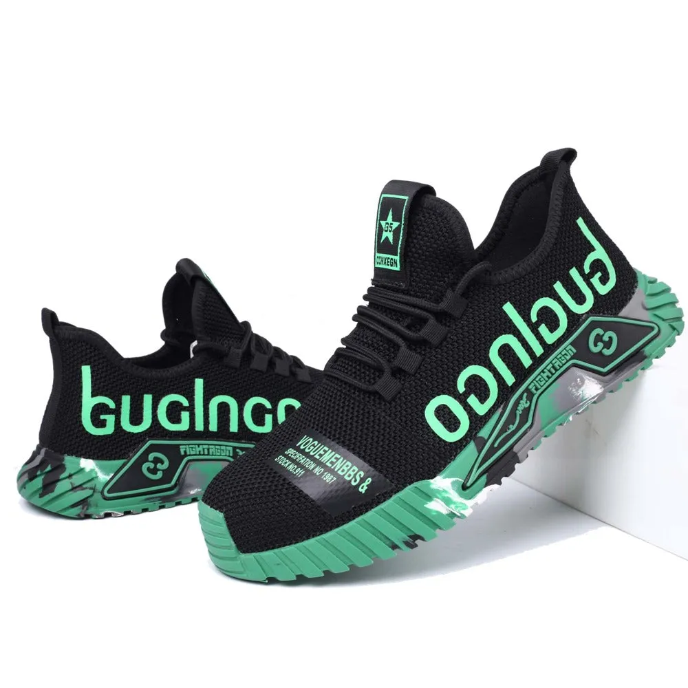 GS8876 Soft Rubber Sole Steel Toe Shoes