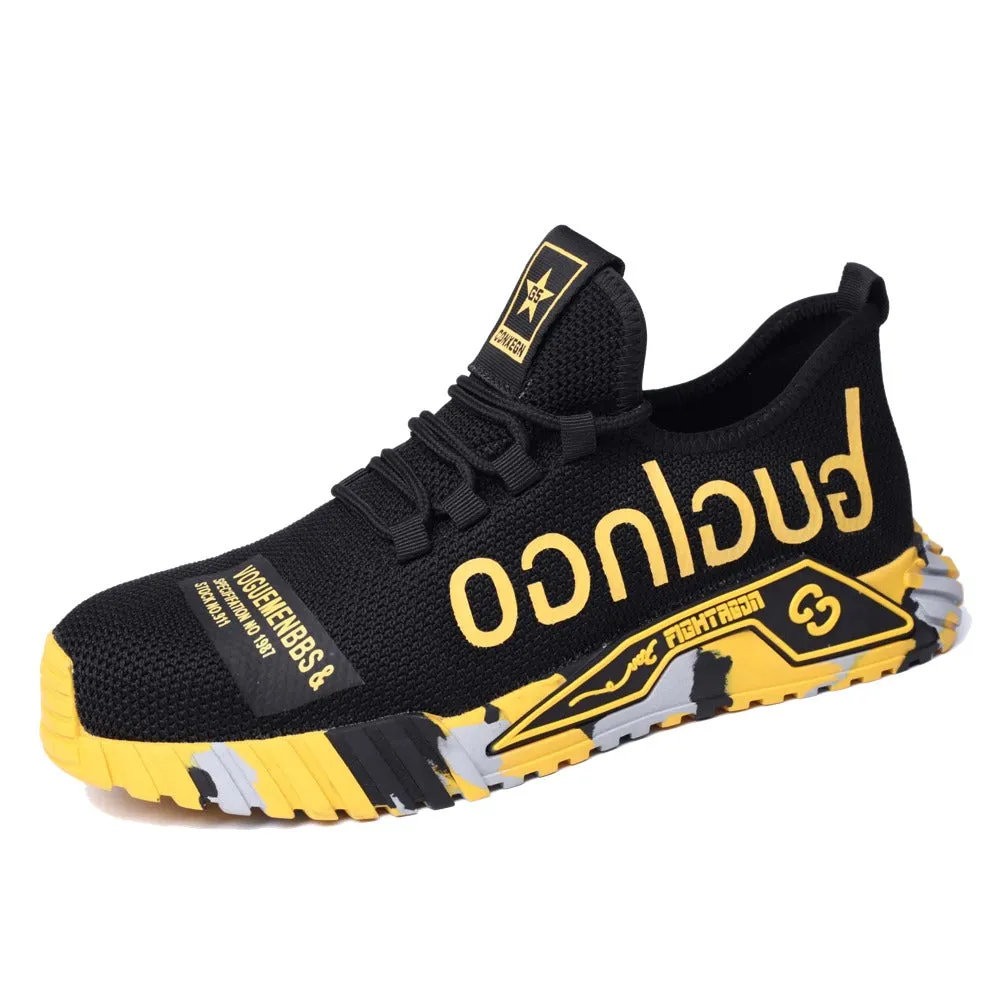 GS8876 Soft Rubber Sole Steel Toe Shoes