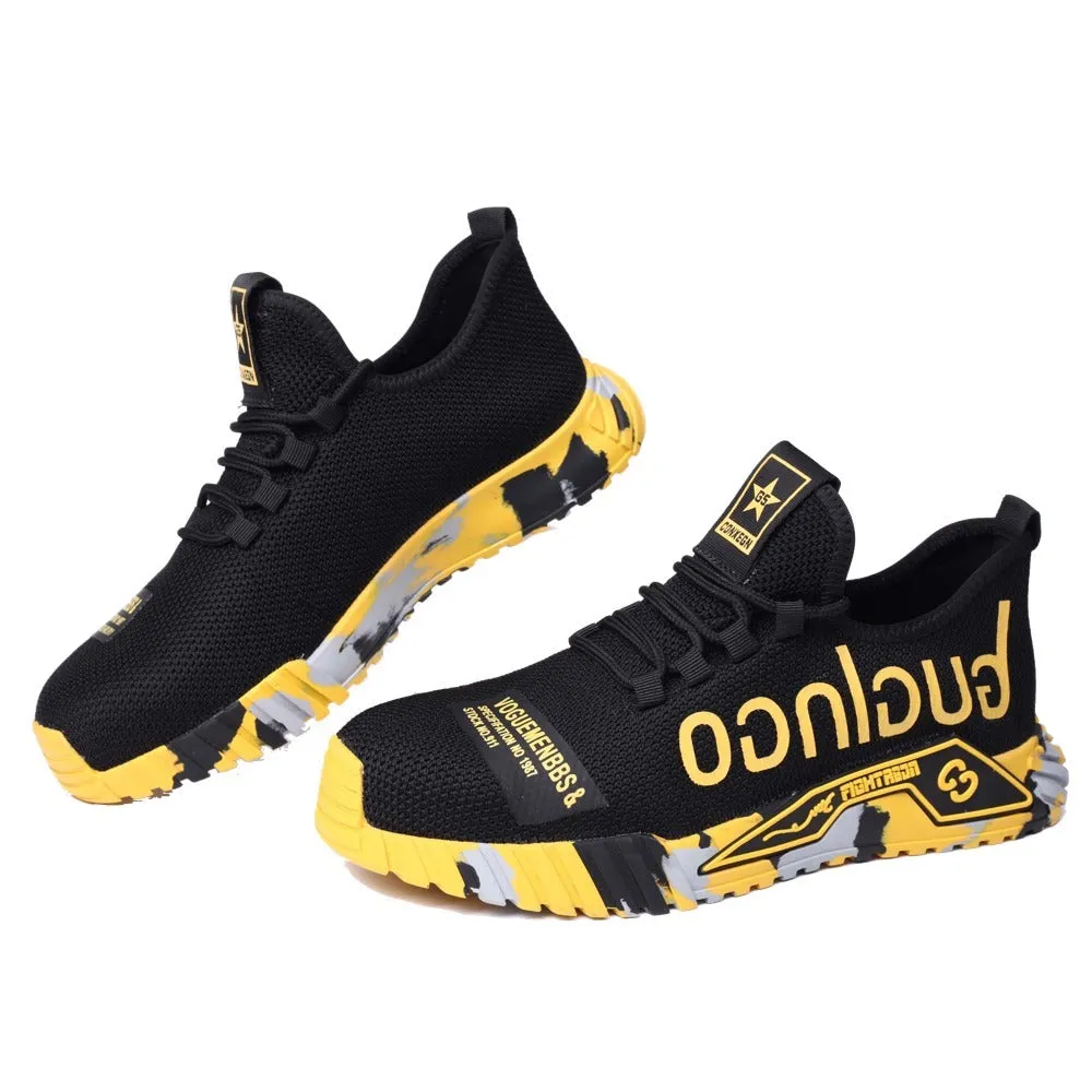 GS8876 Soft Rubber Sole Steel Toe Shoes