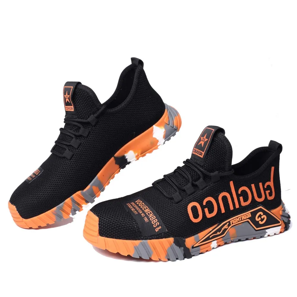 GS8876 Soft Rubber Sole Steel Toe Shoes
