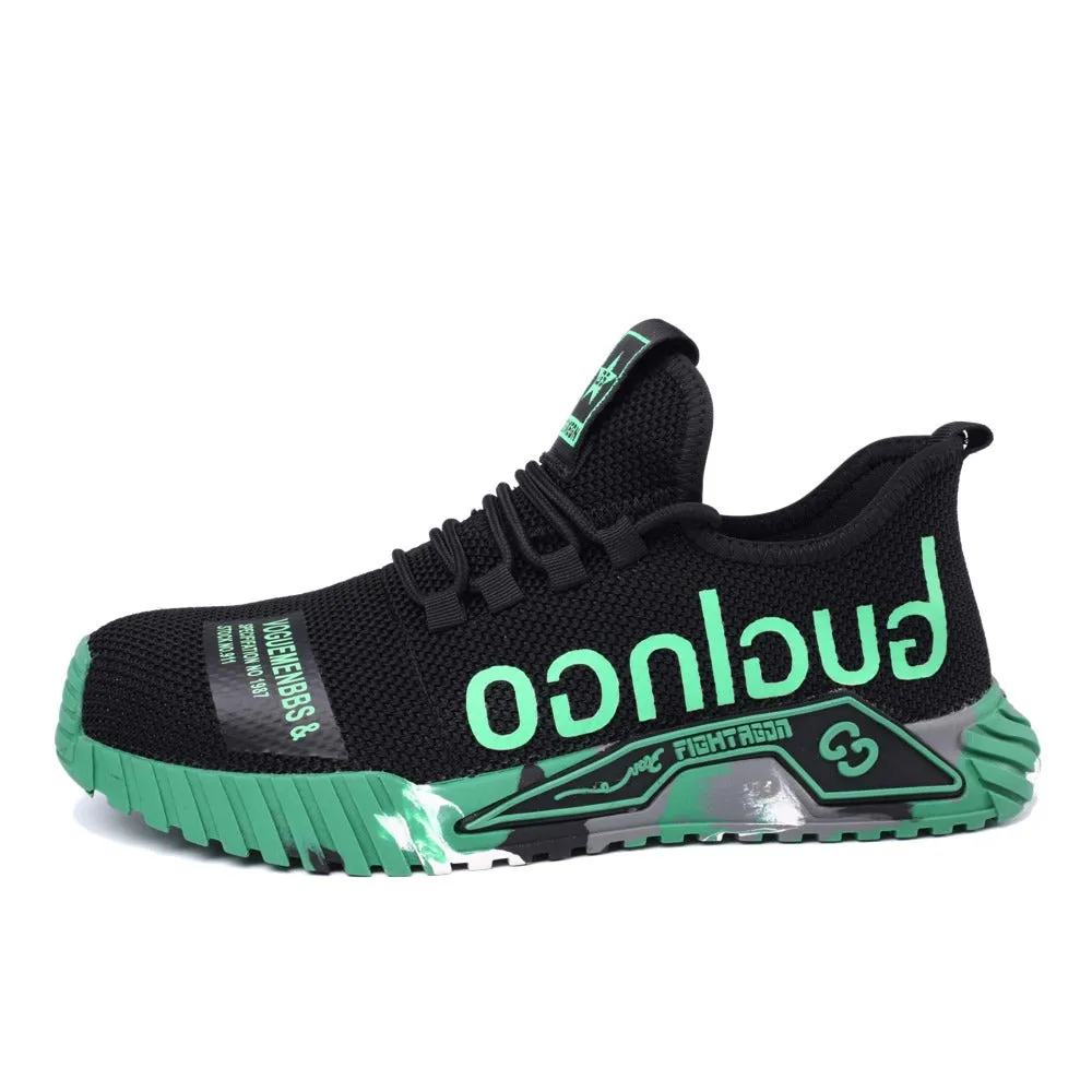 GS8876 Soft Rubber Sole Steel Toe Shoes