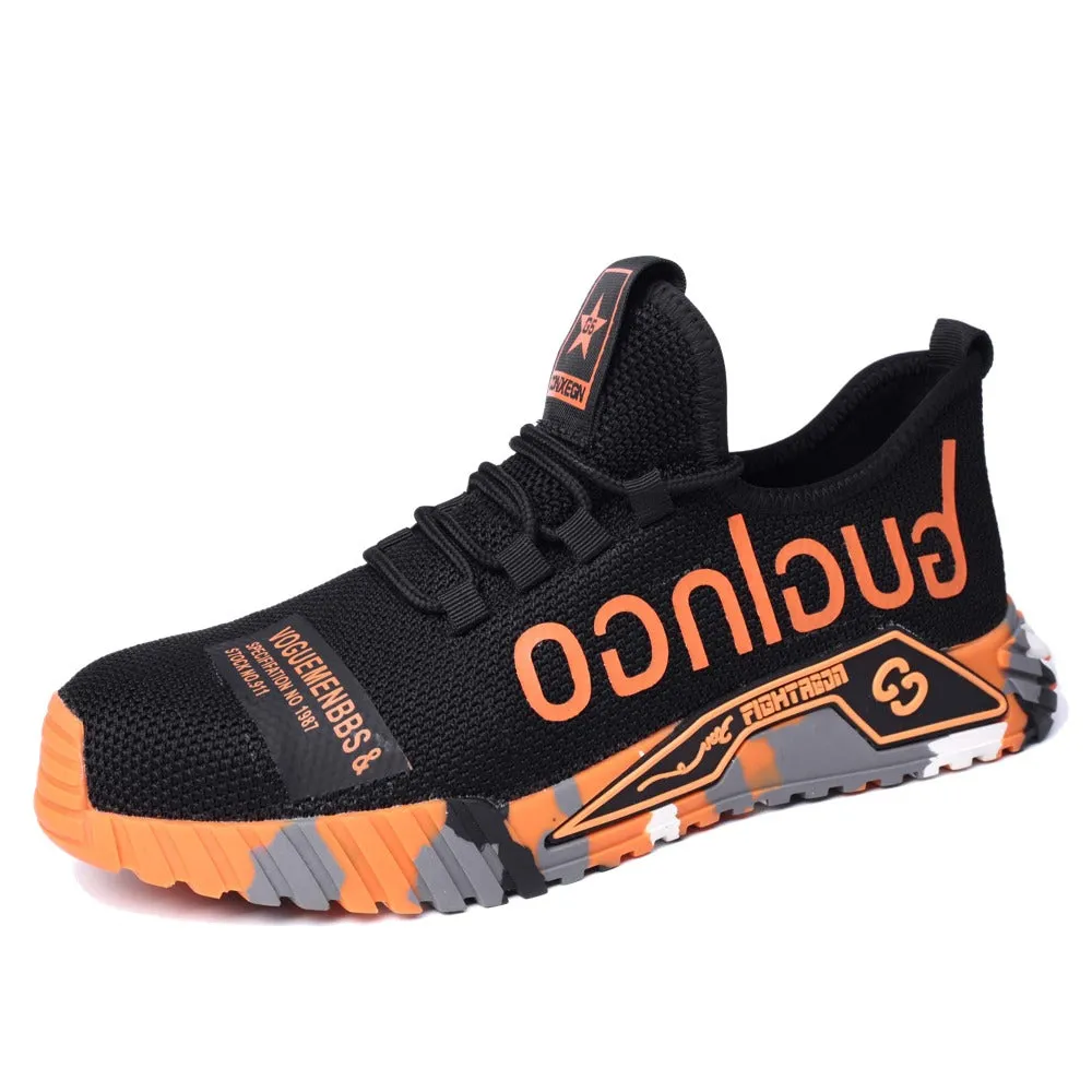 GS8876 Soft Rubber Sole Steel Toe Shoes