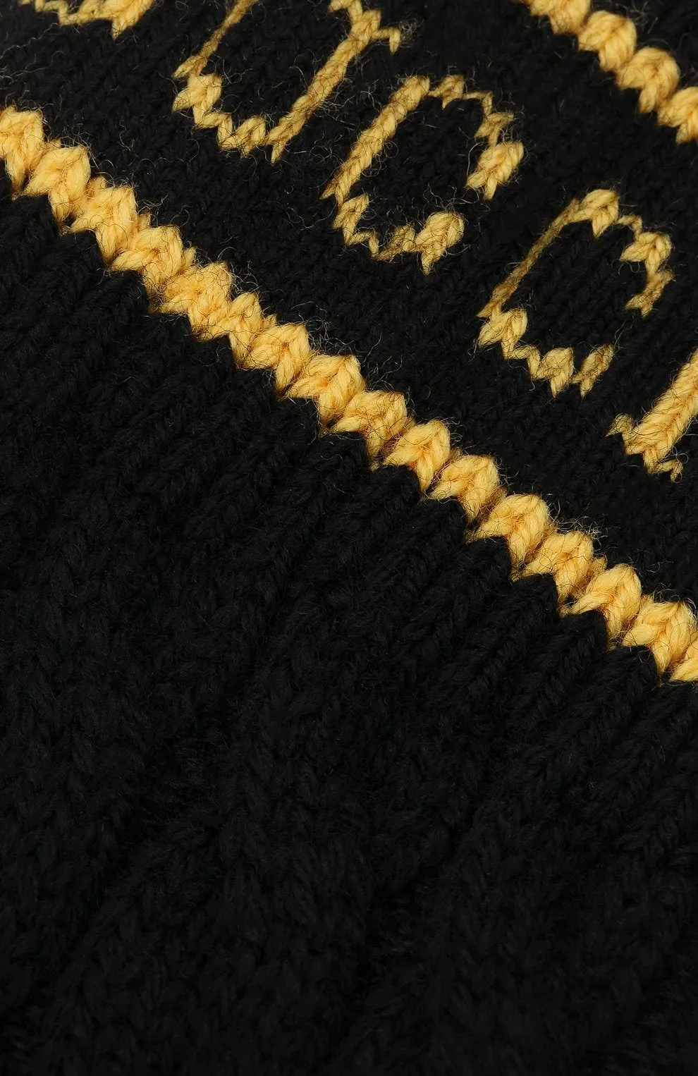 Gucci Black Wool Knit Socks