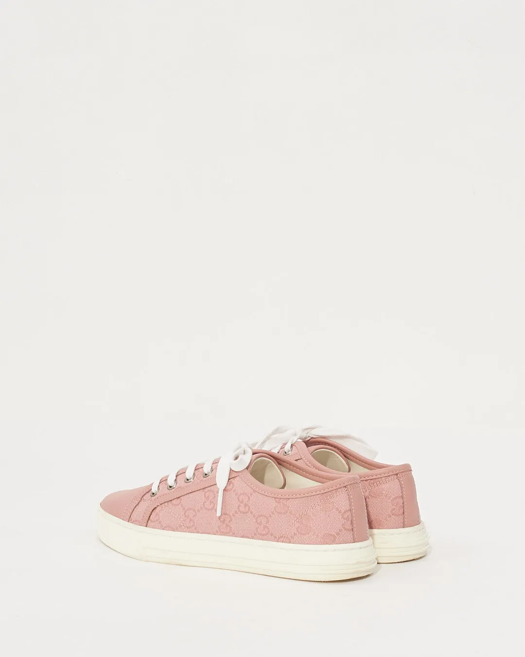 Gucci Pink GG Monogram Sneakers - 35