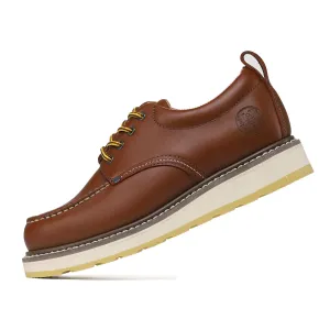 HANDPOINT 82994 Men's 4" Soft Toe Leather Oxford Work Shoes