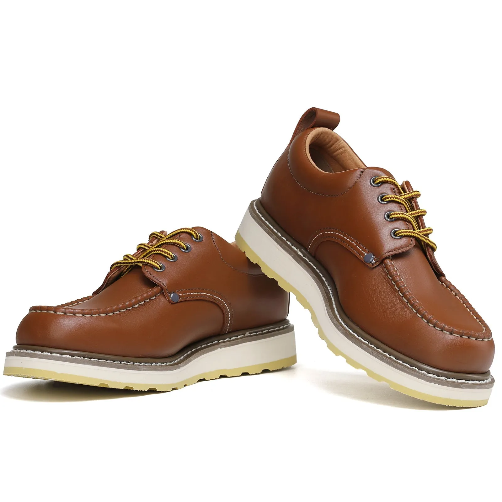 HANDPOINT 82994 Men's 4" Soft Toe Leather Oxford Work Shoes