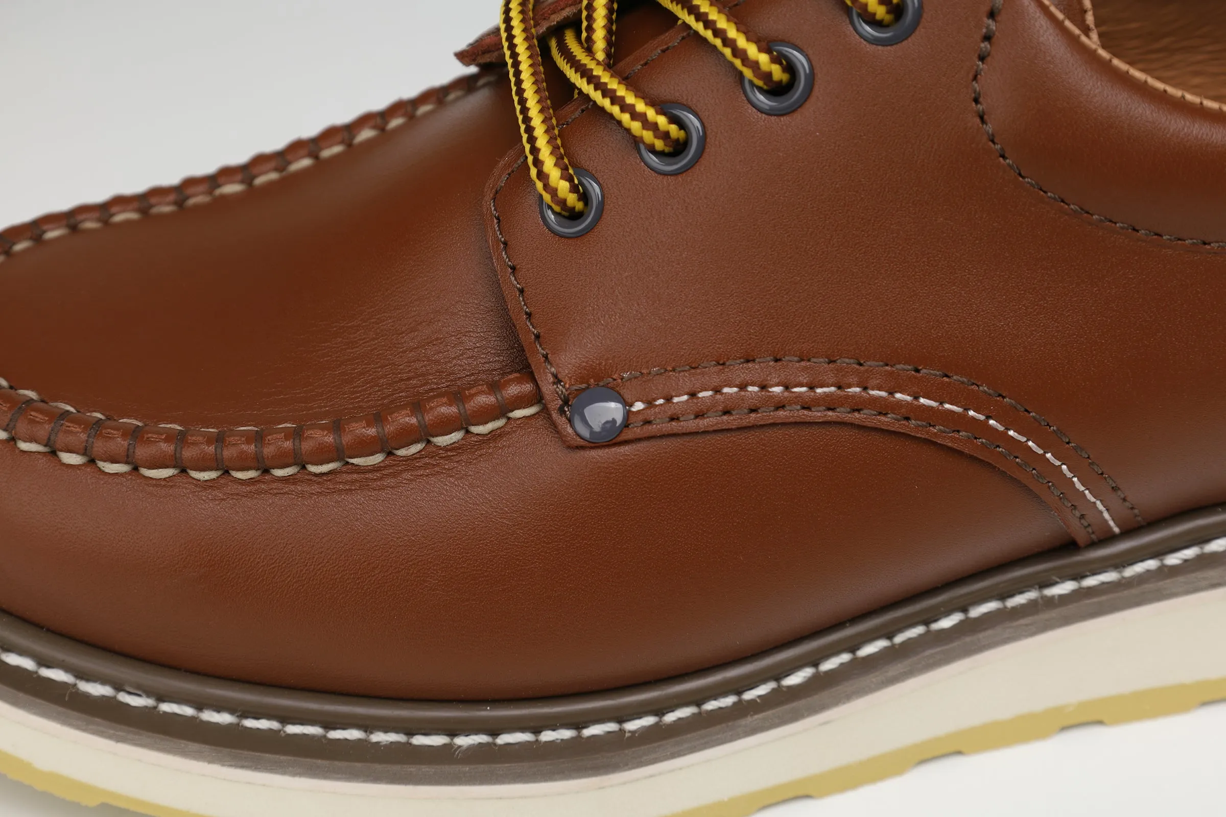 HANDPOINT 82994 Men's 4" Soft Toe Leather Oxford Work Shoes