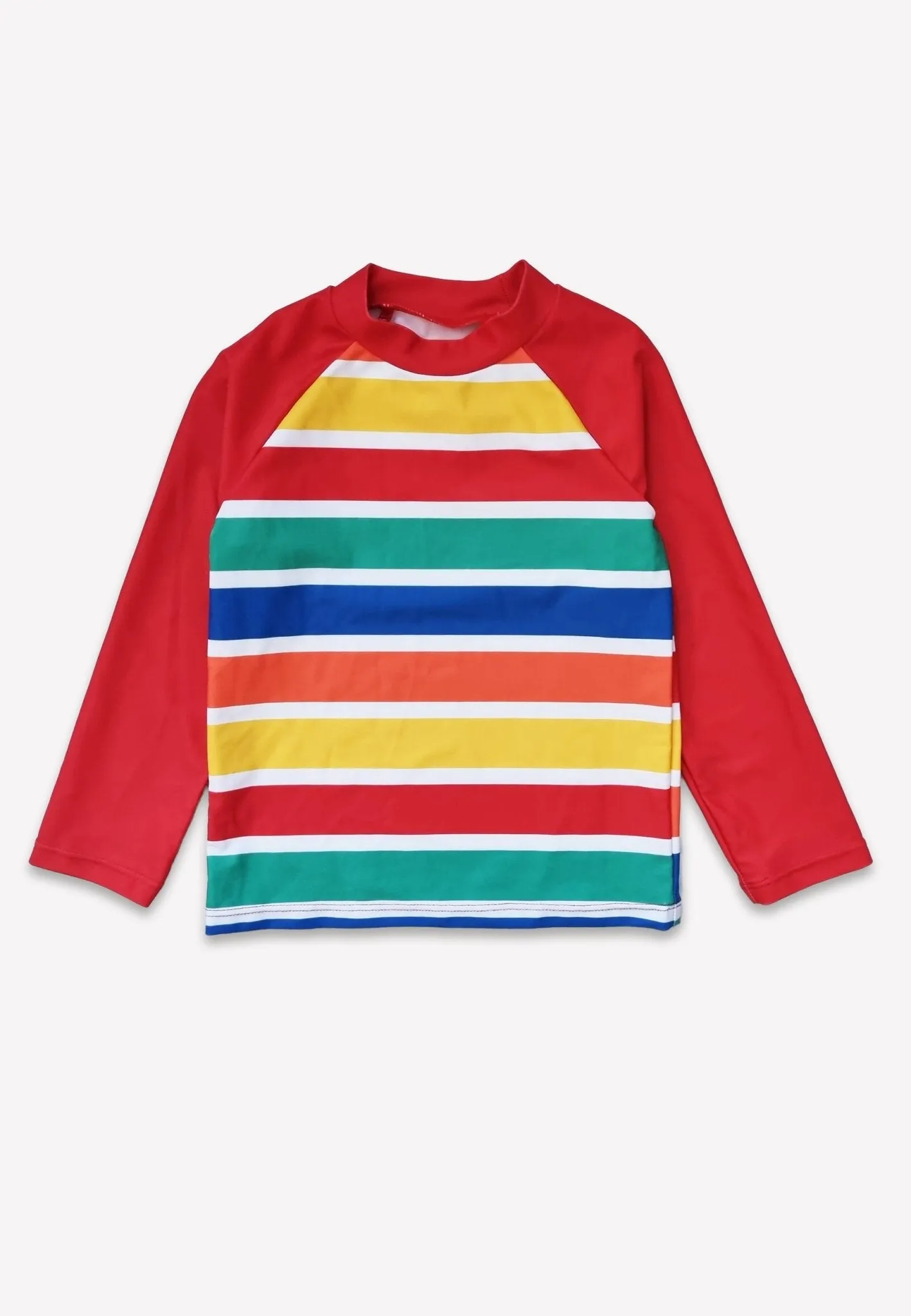 Happy Stripe Print Kids' Swim Rash Vest & Leggings Bundle