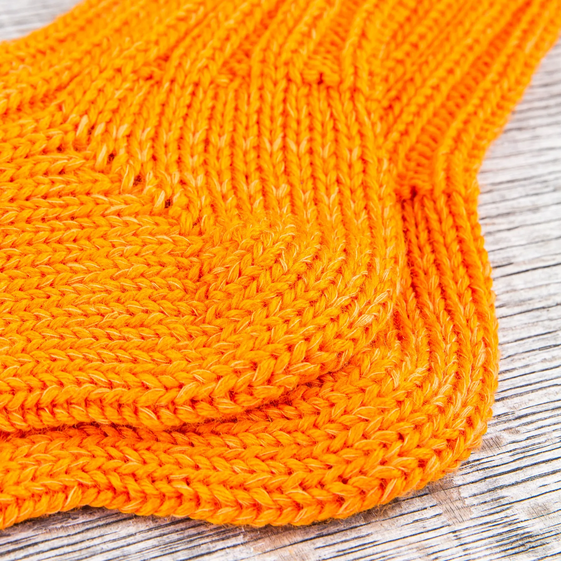 Heimat Wander Wool Socks Rescue Orange