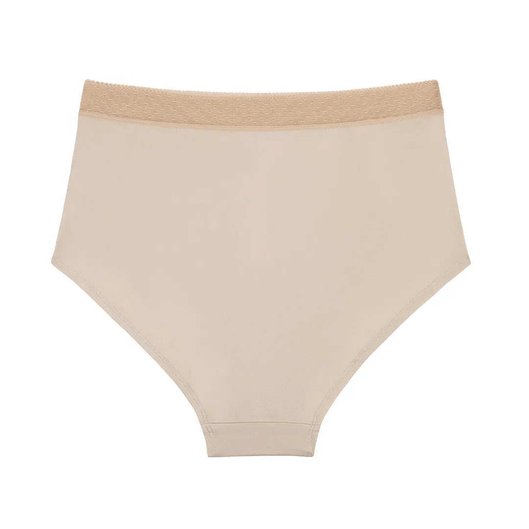 High Waisted Silk Briefs