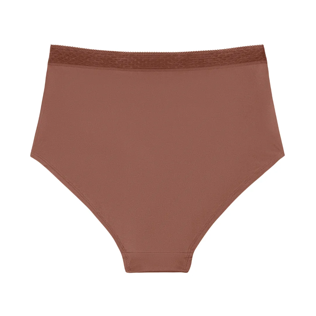 High Waisted Silk Briefs