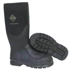 Honeywell Chore Classic Work Boots with Steel Toe, Size 11, 16 in H, Black, CHS-000A-BLK-110