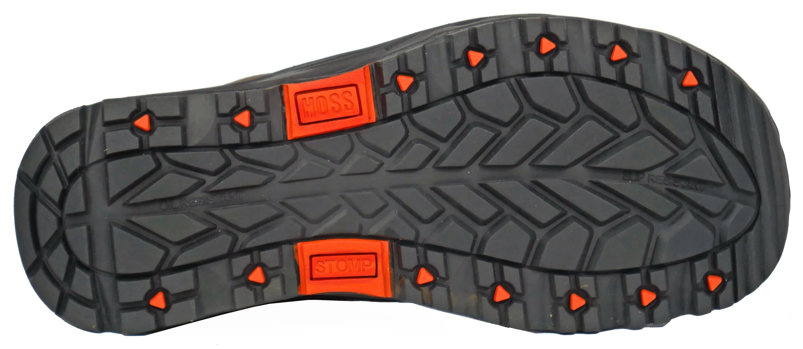 Hoss Men's Extra Wide Aluminum Safety Toe 50238 Eric Lo Brown