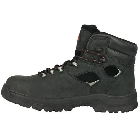 Hoss Men's Lorne 6" Composite Toe Waterproof Slip Resistant Work Boot - Black 60117