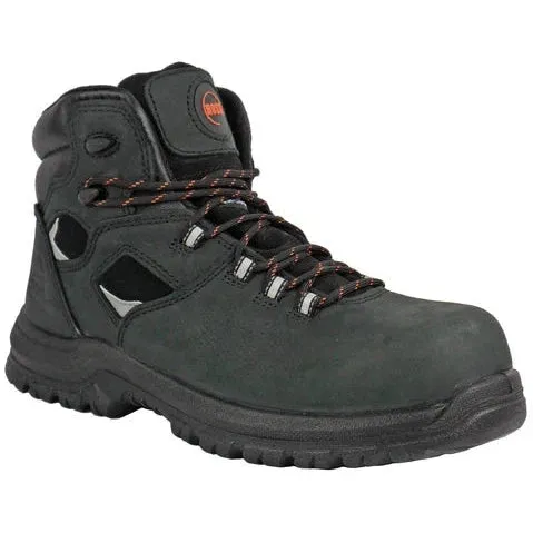 Hoss Men's Lorne 6" Composite Toe Waterproof Slip Resistant Work Boot - Black 60117