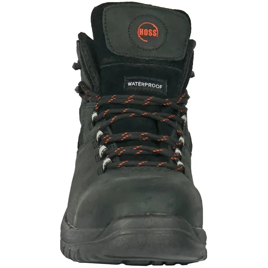 Hoss Men's Lorne 6" Composite Toe Waterproof Slip Resistant Work Boot - Black 60117