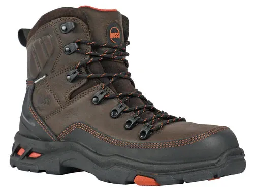 Hoss Traverse 8" Brown Composite Toe