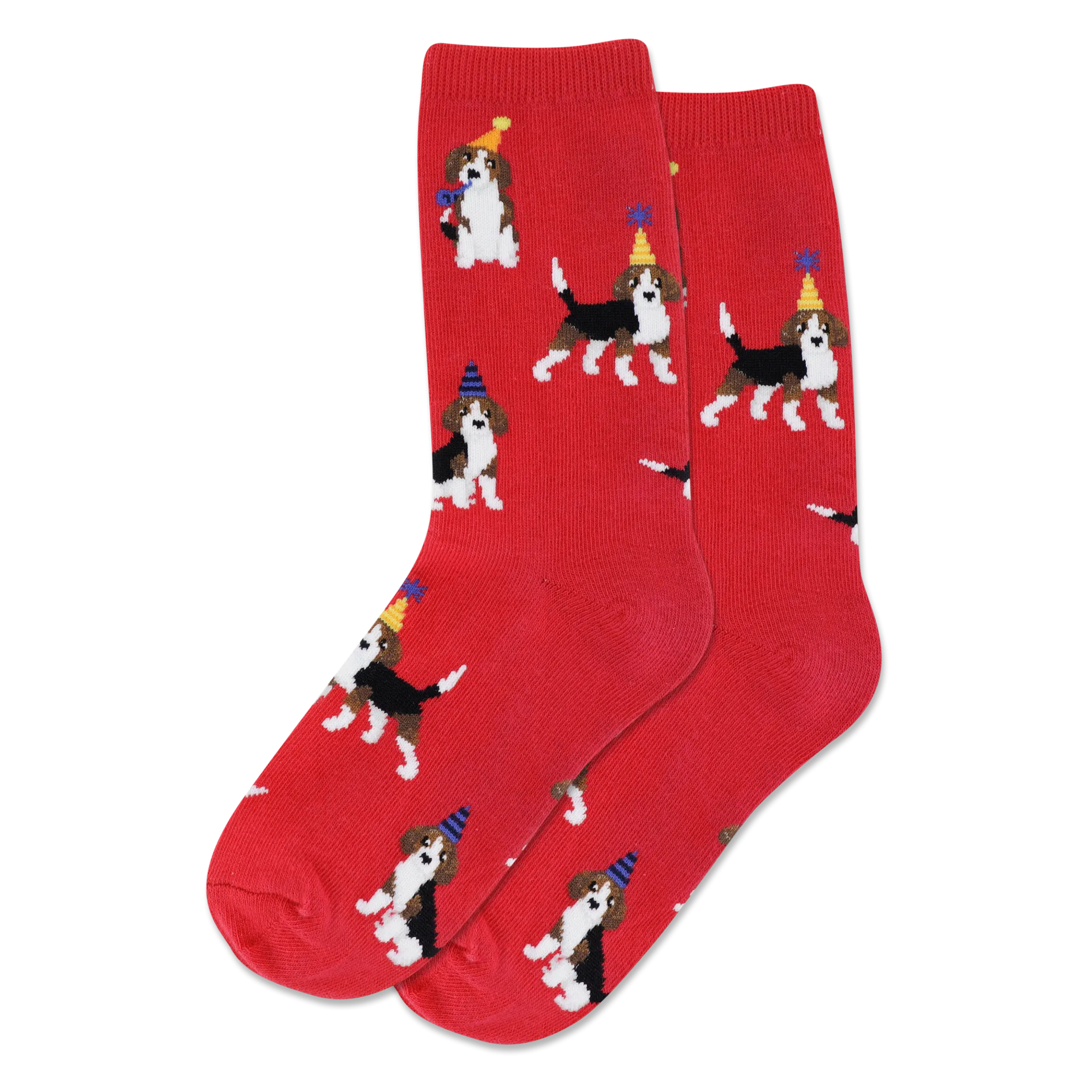 HOTSOX Kid's Party Beagle Crew Socks