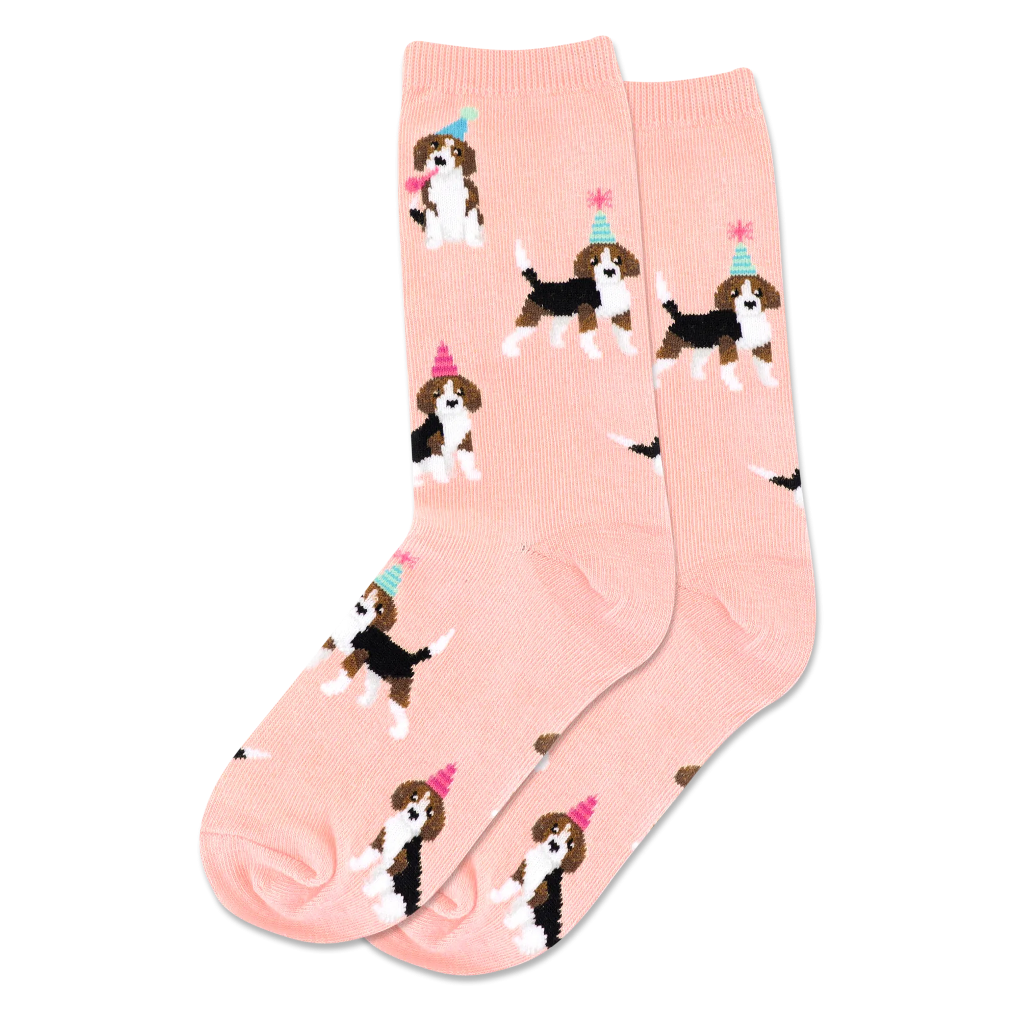 HOTSOX Kid's Party Beagle Crew Socks