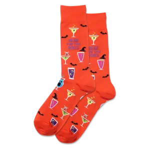 HOTSOX Men's Here For The Boos Crew Socks