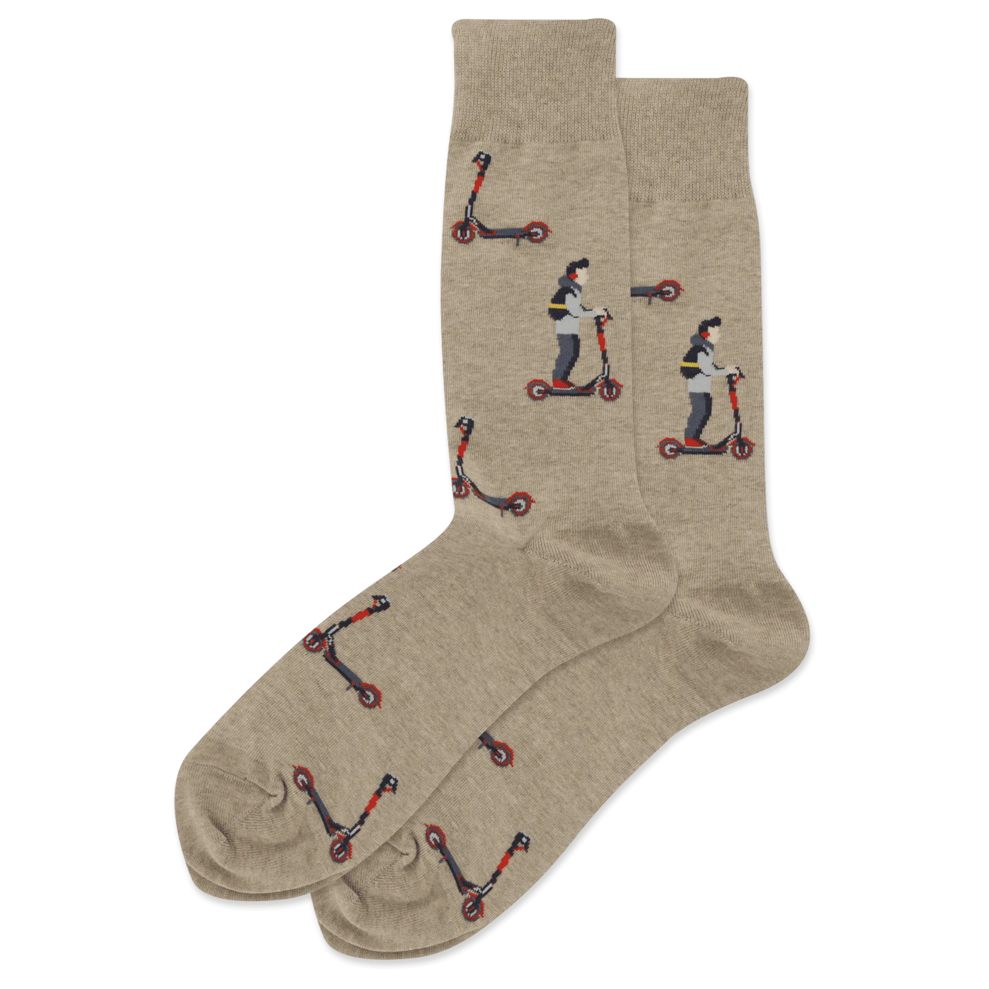 HOTSOX Men's Scooter Crew Socks