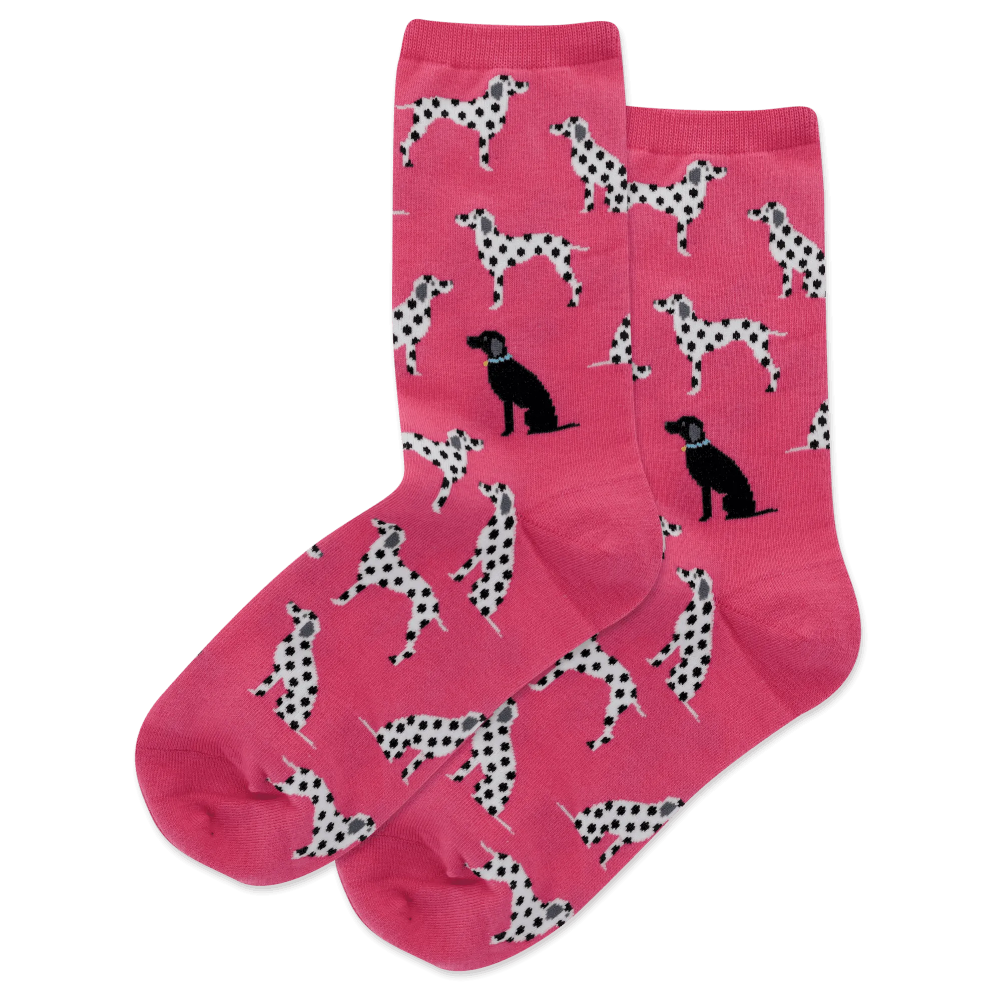 HOTSOX Women's Dalmatians Crew Socks