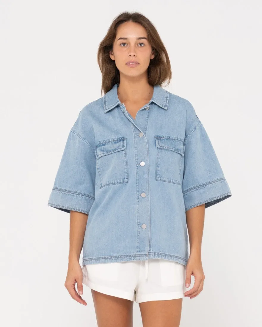 Hudson Short Sleeve Denim Shirt
