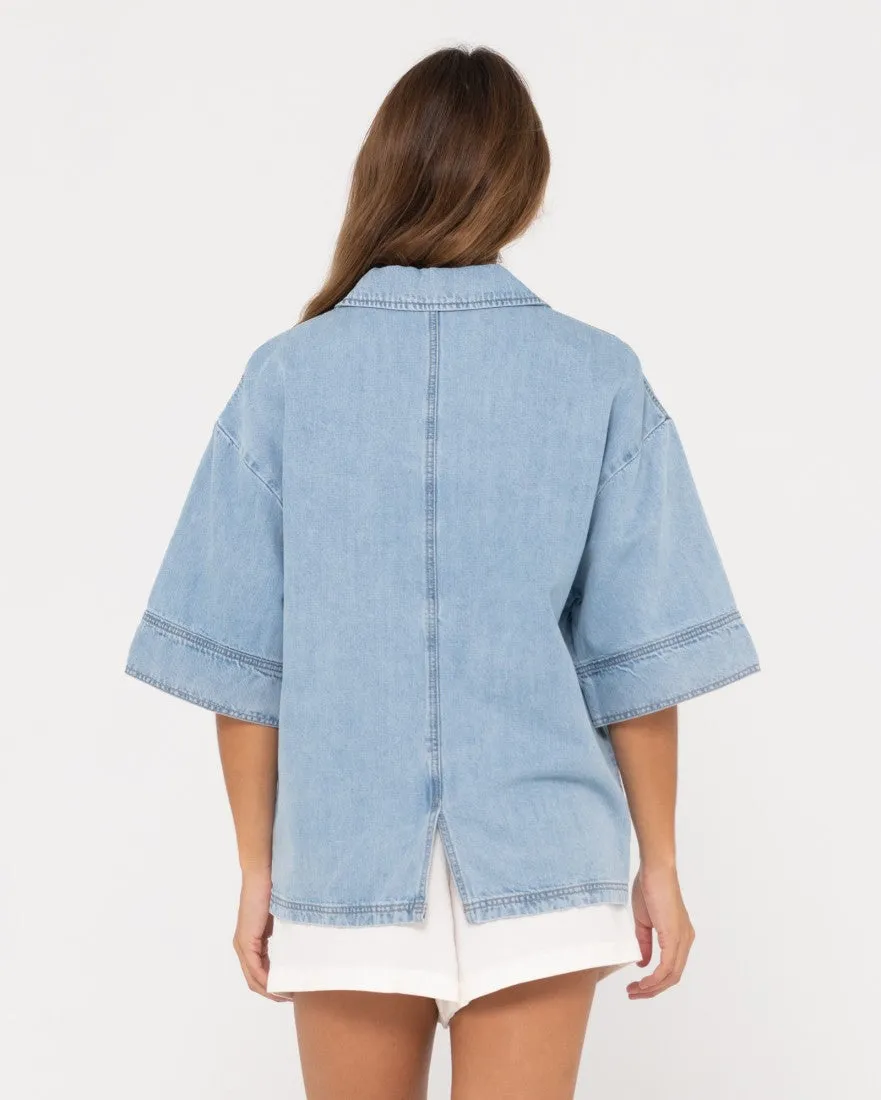 Hudson Short Sleeve Denim Shirt