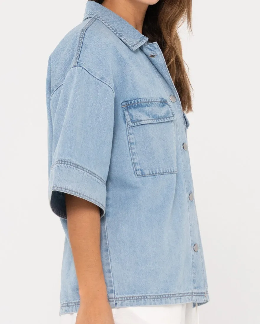 Hudson Short Sleeve Denim Shirt