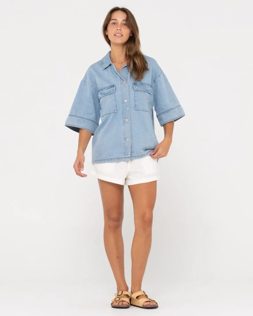 Hudson Short Sleeve Denim Shirt