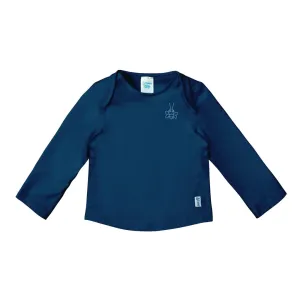 I Play Easy-On Long Sleeve Rashguard Shirt - Navy