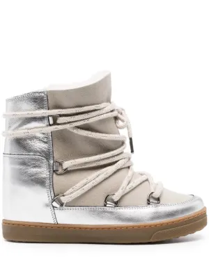 ISABEL MARANT Nowles-gf leather ankle boots