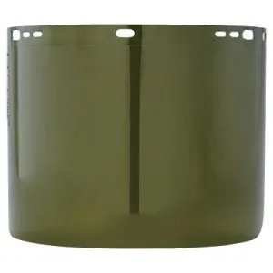Jackson Safety F50 Polycarbonate Special Face Shields, IRUV 3.0, D Shape, 8 in H x 15.5 in L, 26262