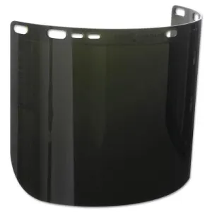 Jackson Safety F50 Polycarbonate Special Face Shields, IRUV 5.0, D Shape, 8 in H x 15.5 in L, 29080