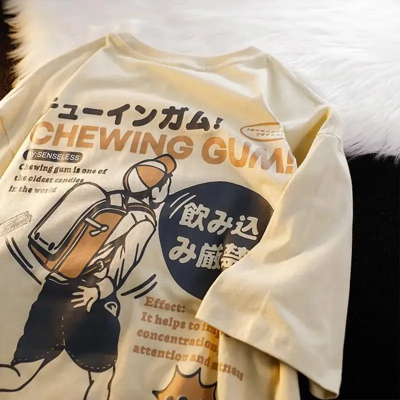 Japan Anime Print T-Shirts Men