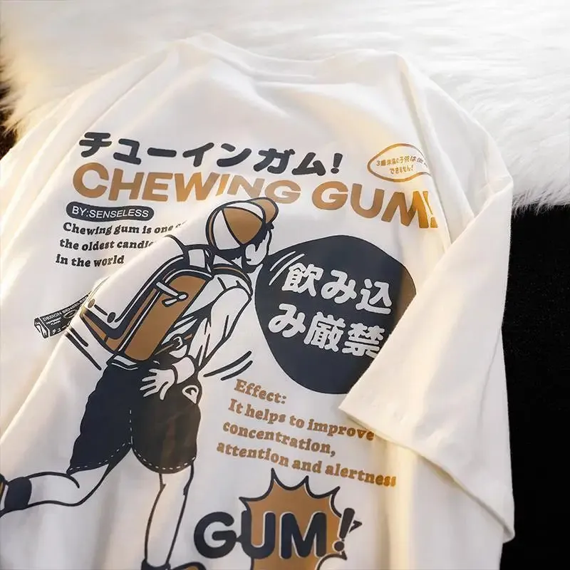 Japan Anime Print T-Shirts Men