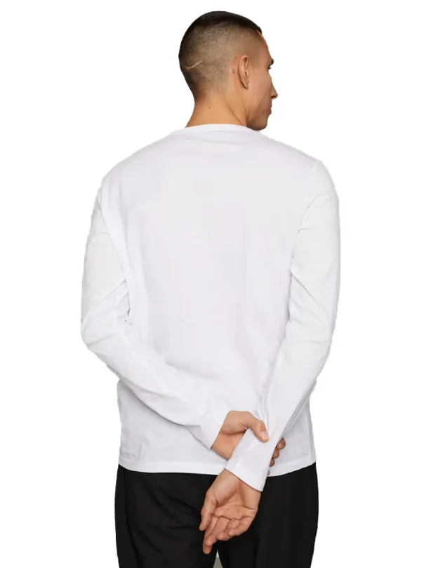 Jerma Grandad Henley LS in White