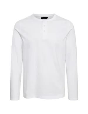 Jerma Grandad Henley LS in White