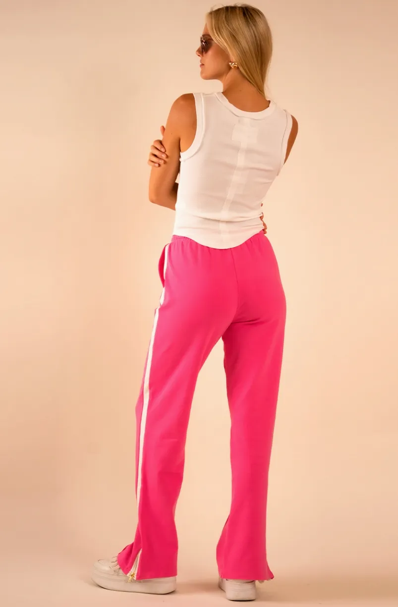 Jordan Interlock Pants in Azalea Pink