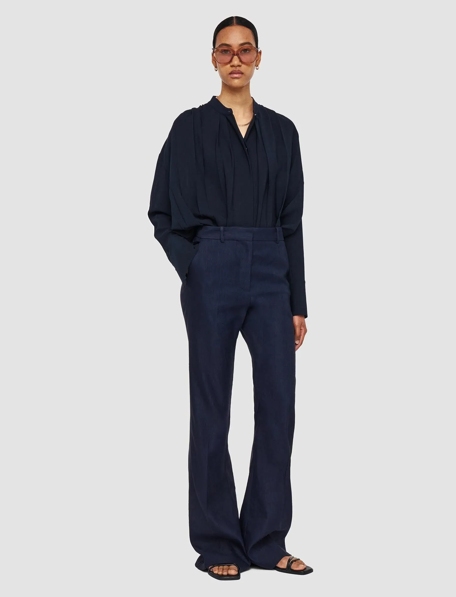 JOSEPH BOLD HABOTAI SILK BLOUSE