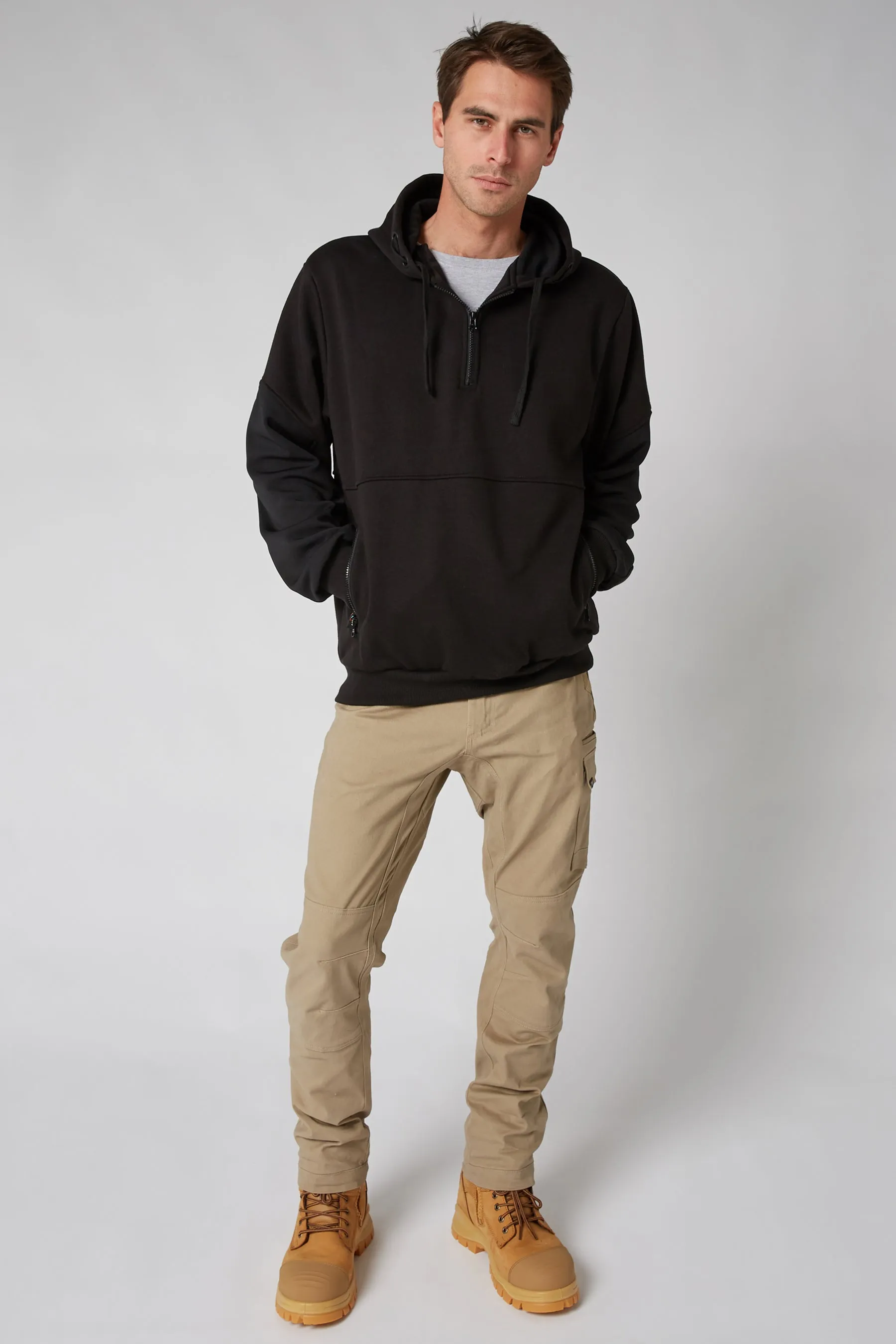 JP Leveled Mens 2.0 Pullover Hoodie - Black