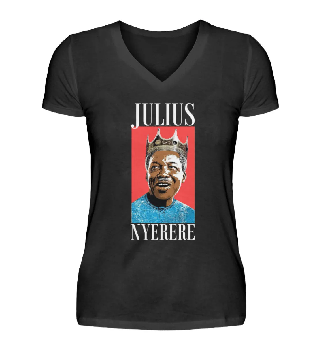 Julius Nyerere Women's V-Neck Shirt
