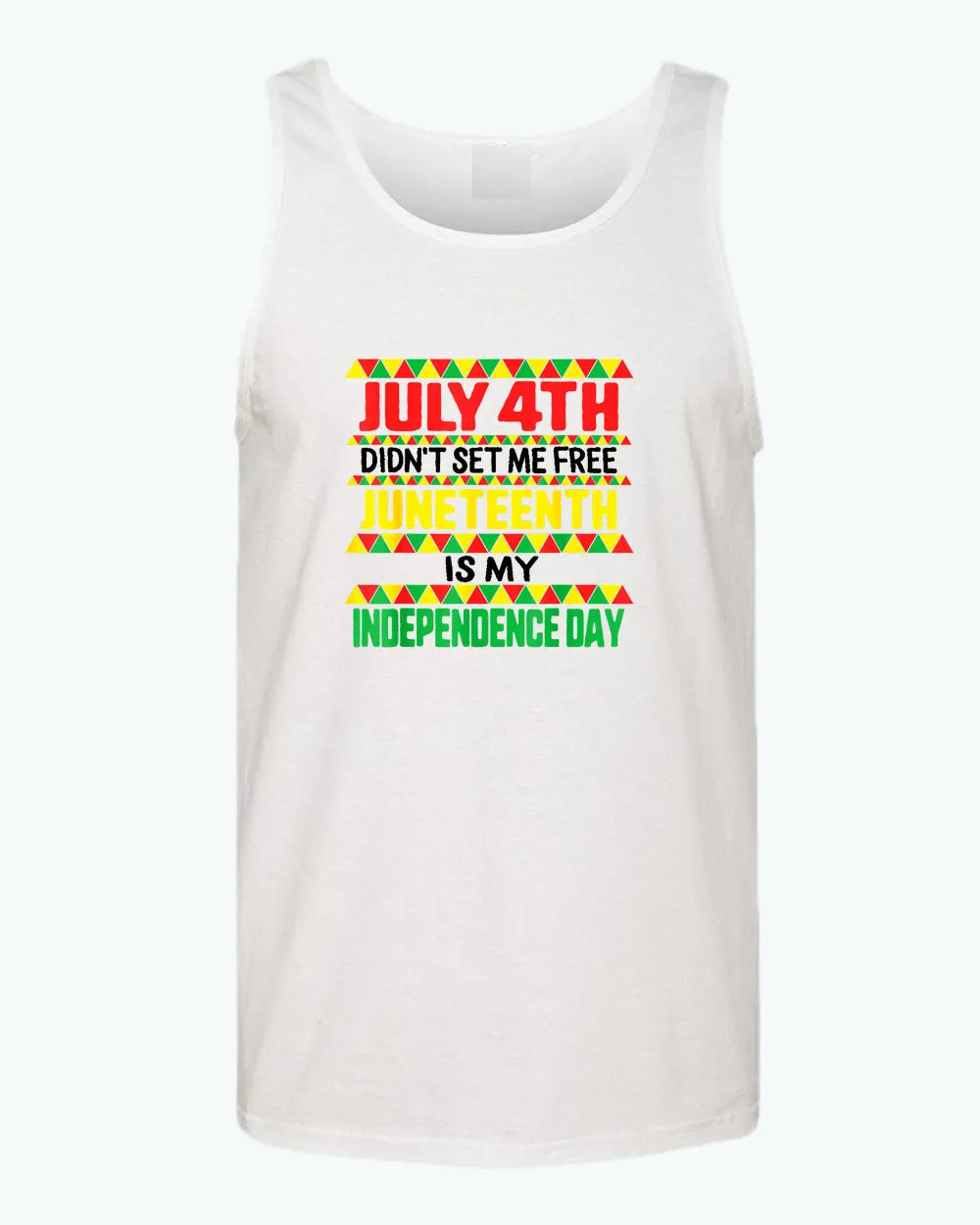 July 4th didn't set me free tank top juneteenth tank top