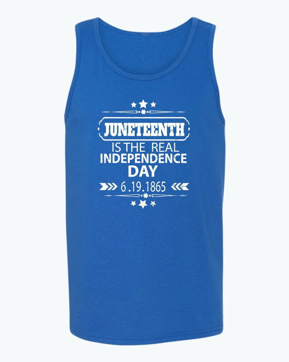 Juneteenth is the real independence day tank top