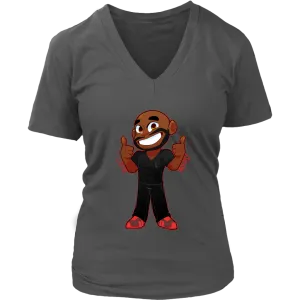 KA Love Anyway Womens Sliming V-Neck