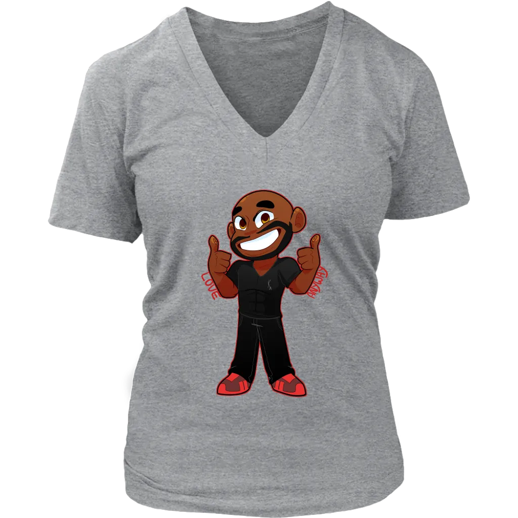 KA Love Anyway Womens Sliming V-Neck